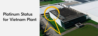 RBA Platinum minősítéstért el a KYOCERA vietnámi gyára